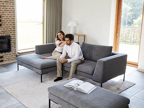 Loano - 3-seater with set of arms